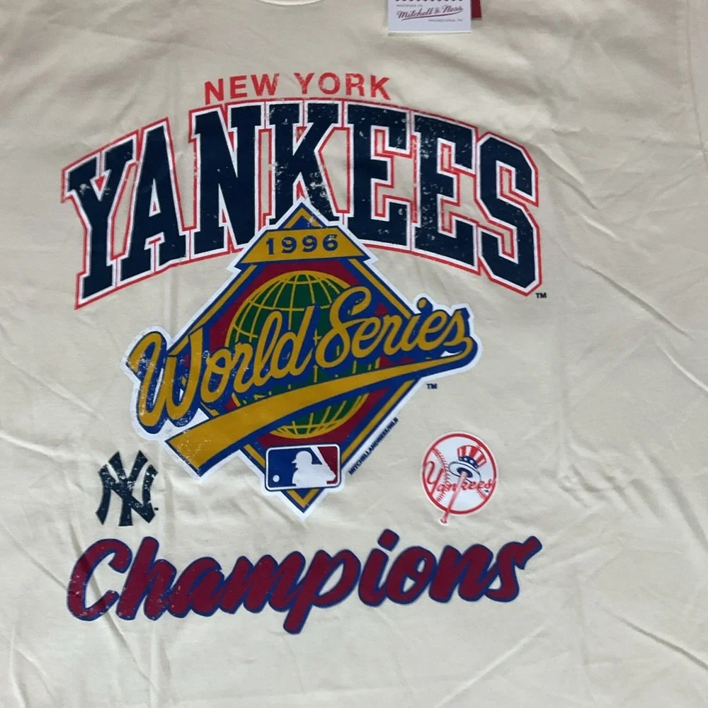 Mitchell Ness New York Yankees 1996 World Series Champions Short Sleeve Shirt